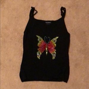 Candie’s sequin tank